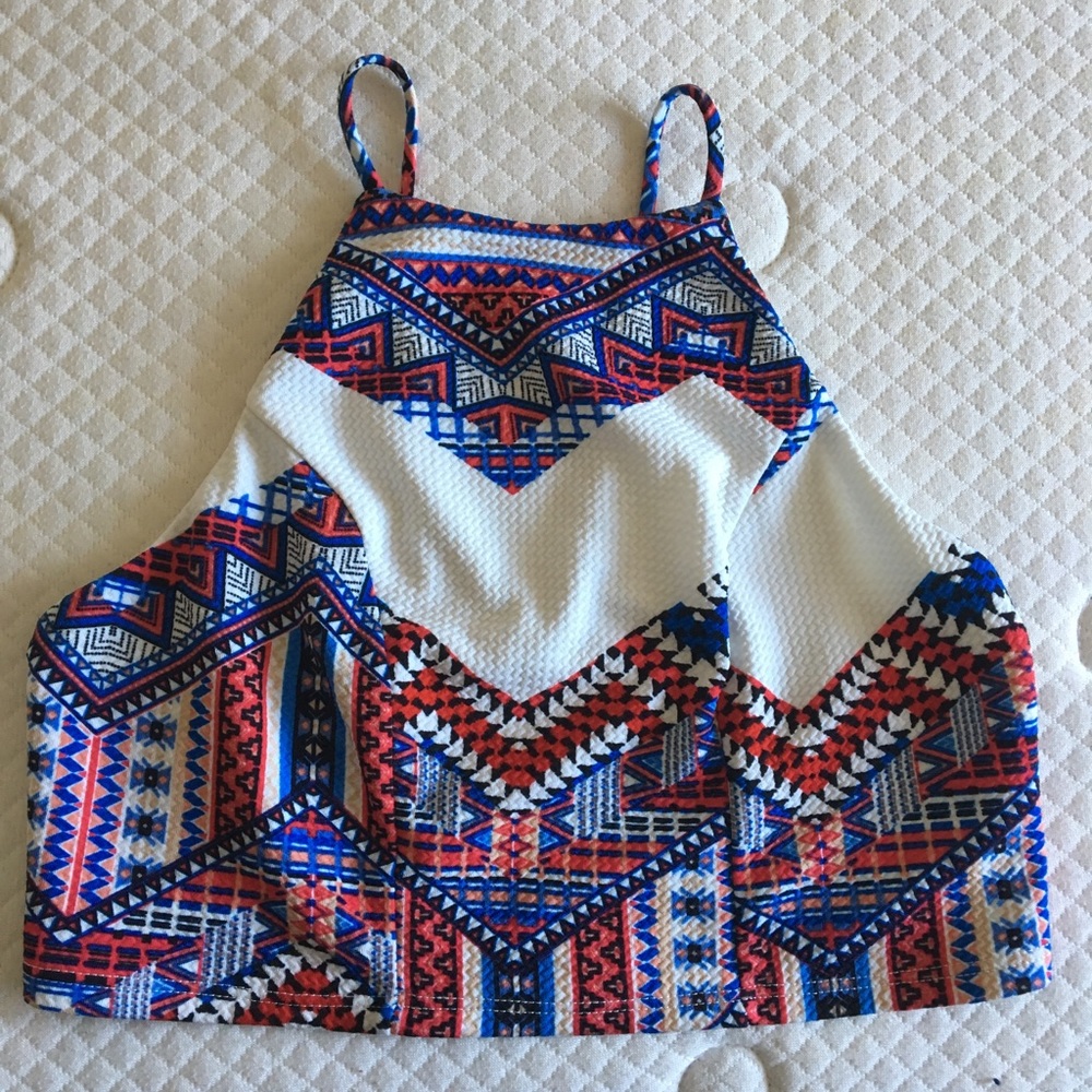 Charlotte Russe open back crop top!
